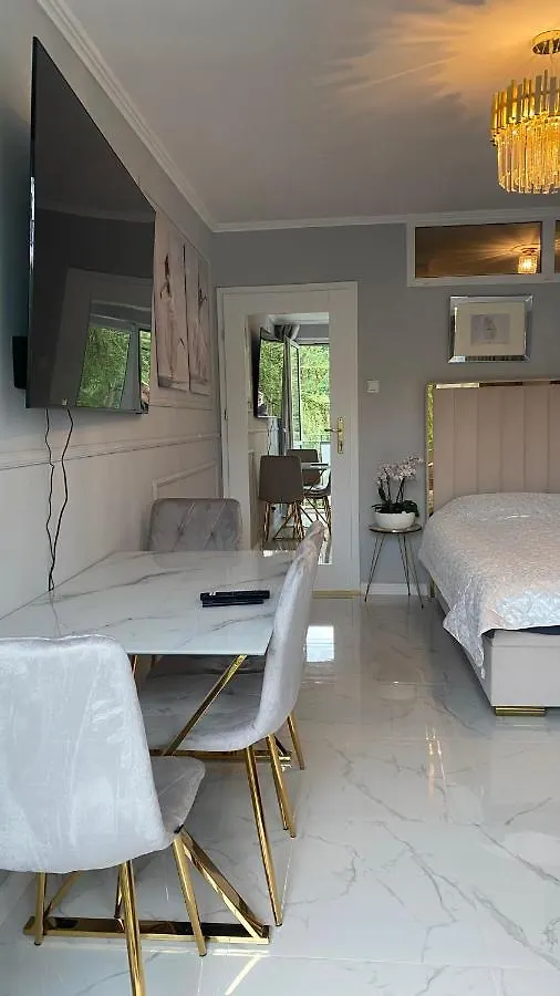 Gold Glamour Apartment Sopot Z Dwoma Sypialniami, Duzy Balkon
