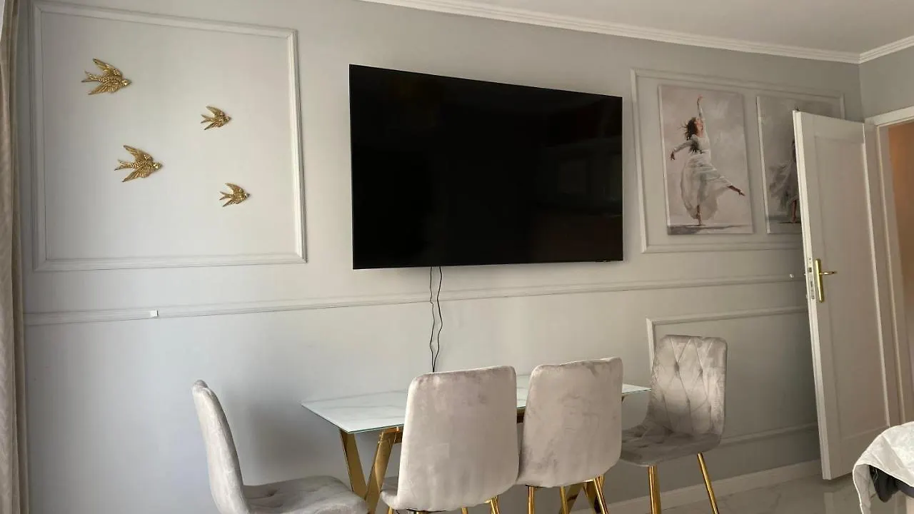 Gold Glamour Apartment Sopot Z Dwoma Sypialniami, Duzy Balkon