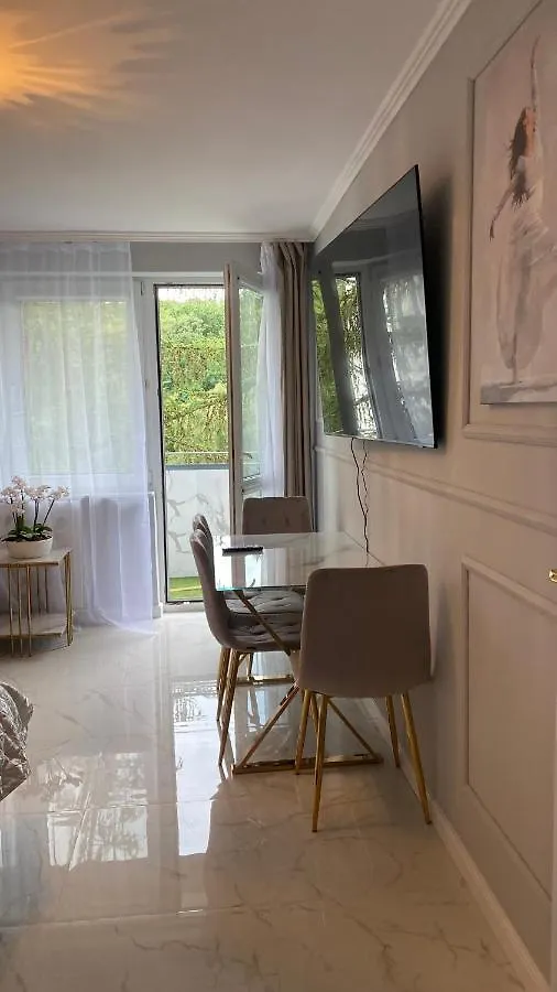 Gold Glamour Apartment Sopot Z Dwoma Sypialniami, Duzy Balkon Poland