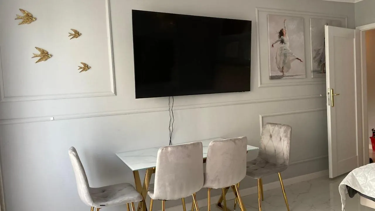 Gold Glamour Apartment Sopot Z Dwoma Sypialniami, Duzy Balkon