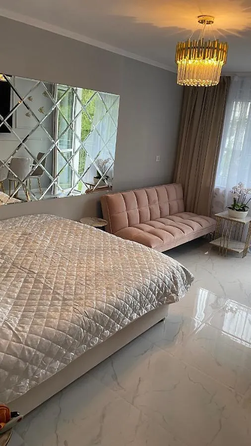 Gold Glamour Apartment Sopot Z Dwoma Sypialniami, Duzy Balkon