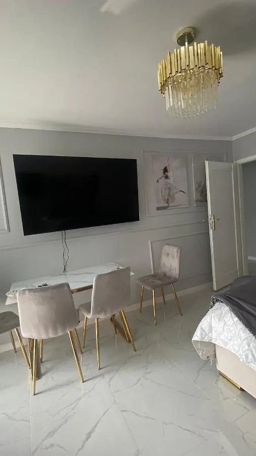 Gold Glamour Apartment Sopot Z Dwoma Sypialniami, Duzy Balkon