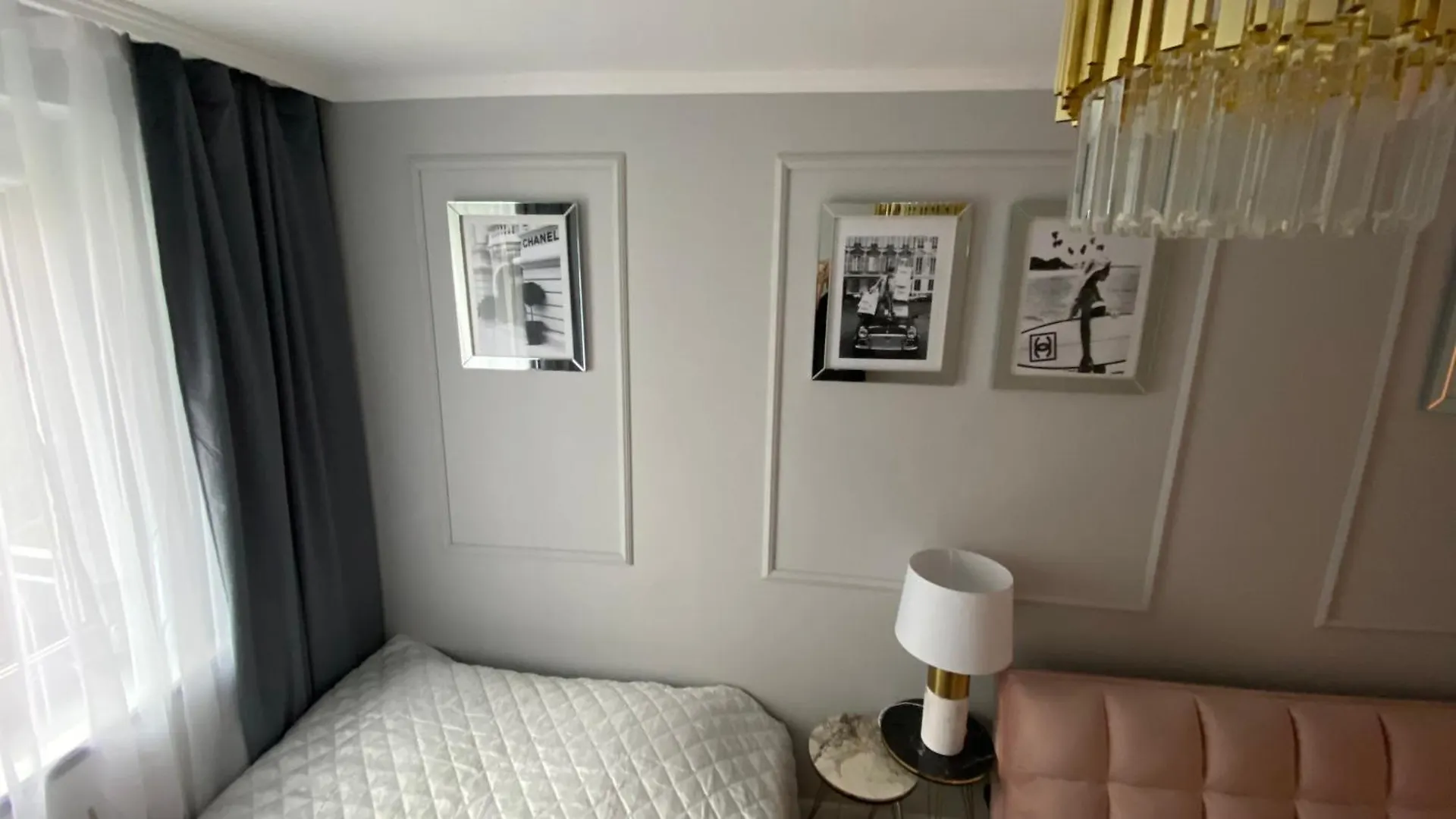 Gold Glamour Apartment Sopot Z Dwoma Sypialniami, Duzy Balkon