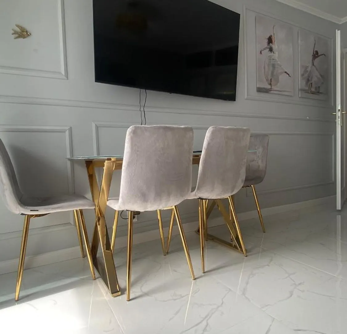 Gold Glamour Apartment Sopot Z Dwoma Sypialniami, Duzy Balkon