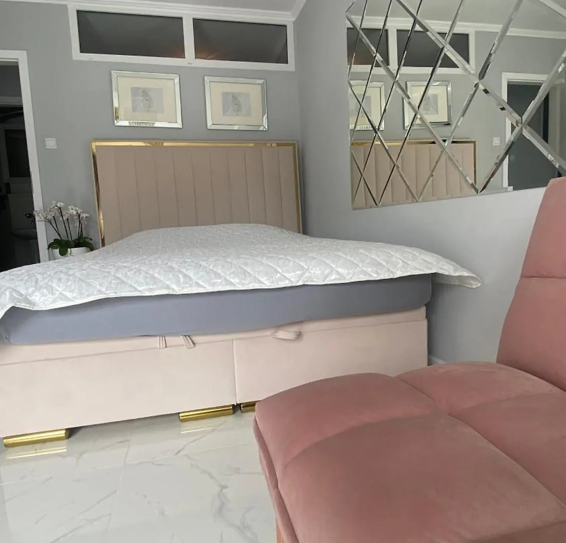 Gold Glamour Apartment Sopot Z Dwoma Sypialniami, Duzy Balkon