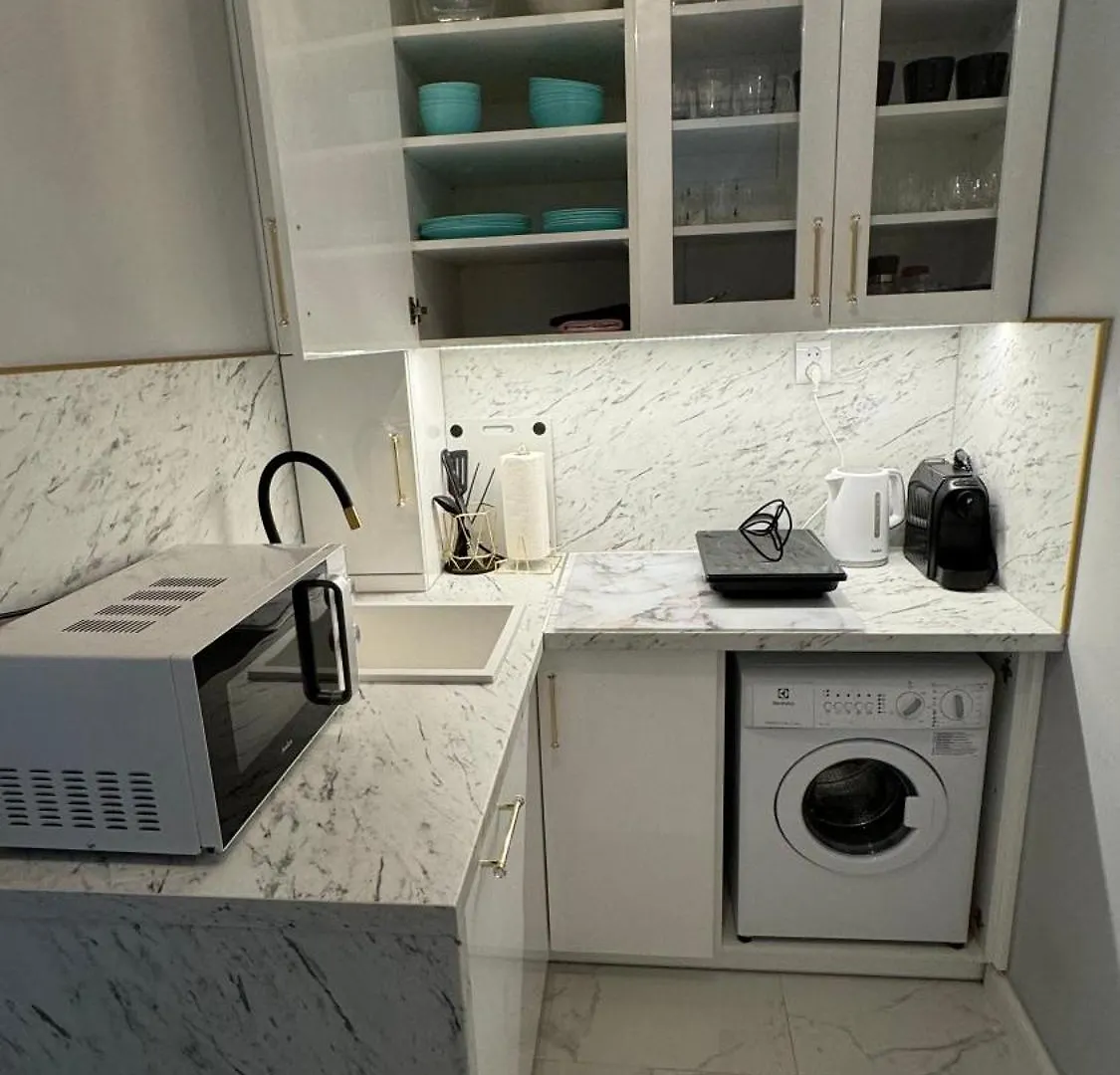 Gold Glamour Apartment Sopot Z Dwoma Sypialniami, Duzy Balkon