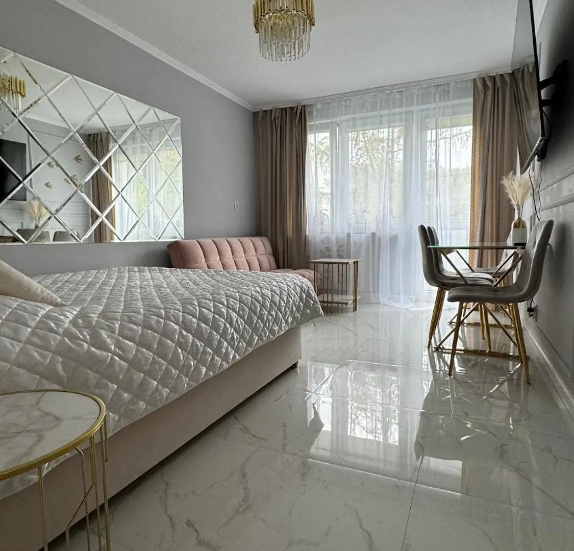 Gold Glamour Apartment Sopot Z Dwoma Sypialniami, Duzy Balkon